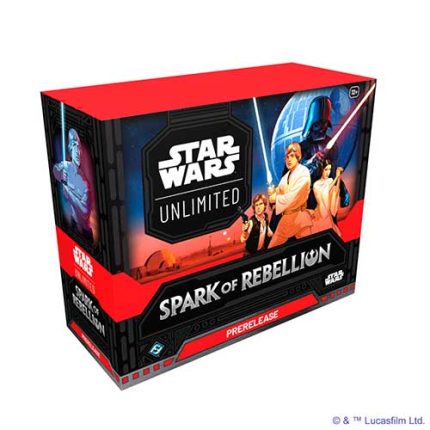 Prerelease Box Starwars Unlimited Spark of Rebelion Español