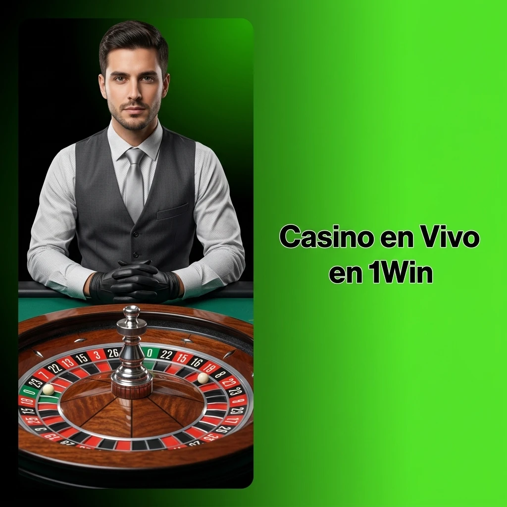 Casino en vivo 1Win con crupiers reales: ruleta, blackjack, baccarat y game shows en alta definición